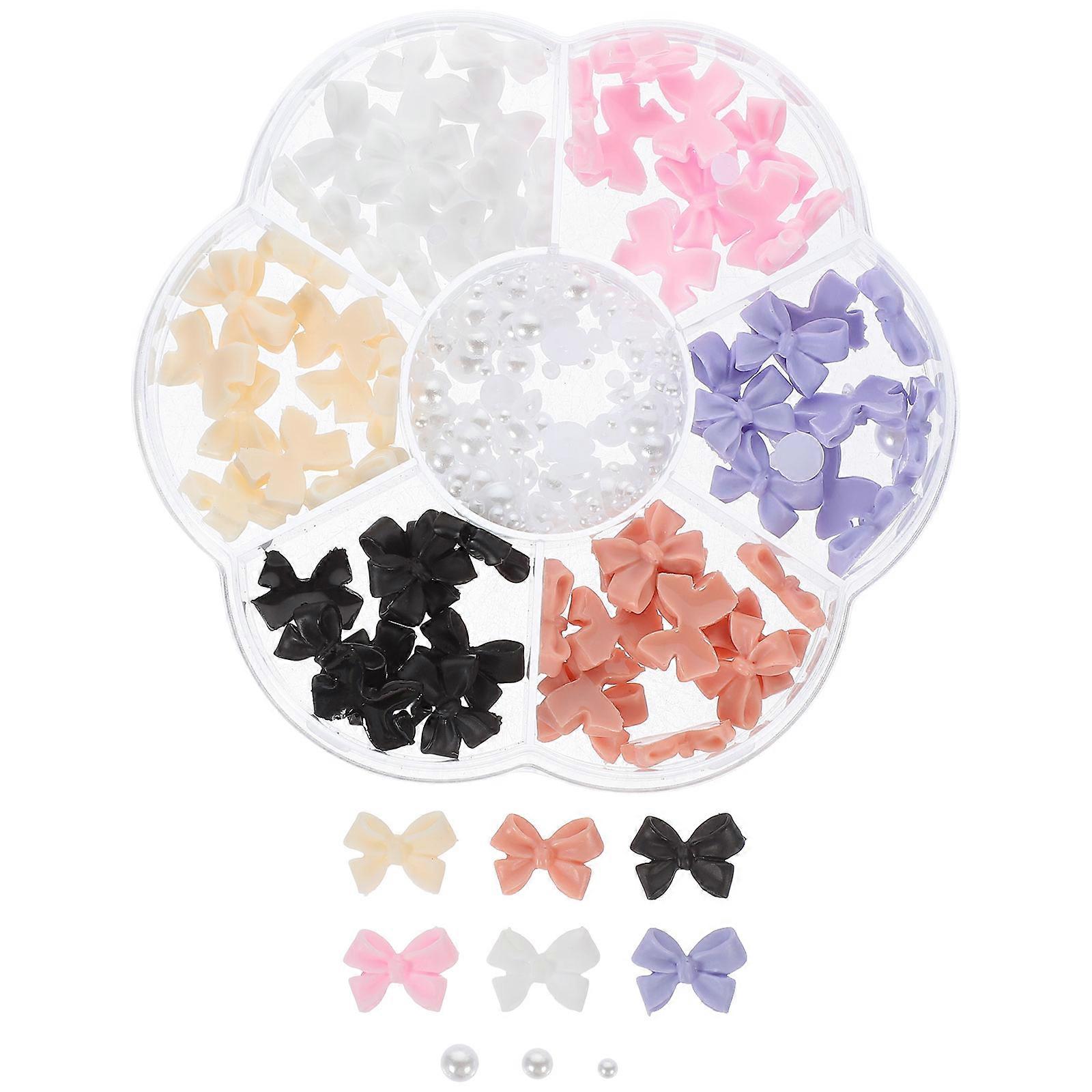 **Nail Charms With Bows Nail Art Decorations For Elegant Manicure (For Salon & Home Use)**

These **Nail Charms with Bows** are a perfect addition to