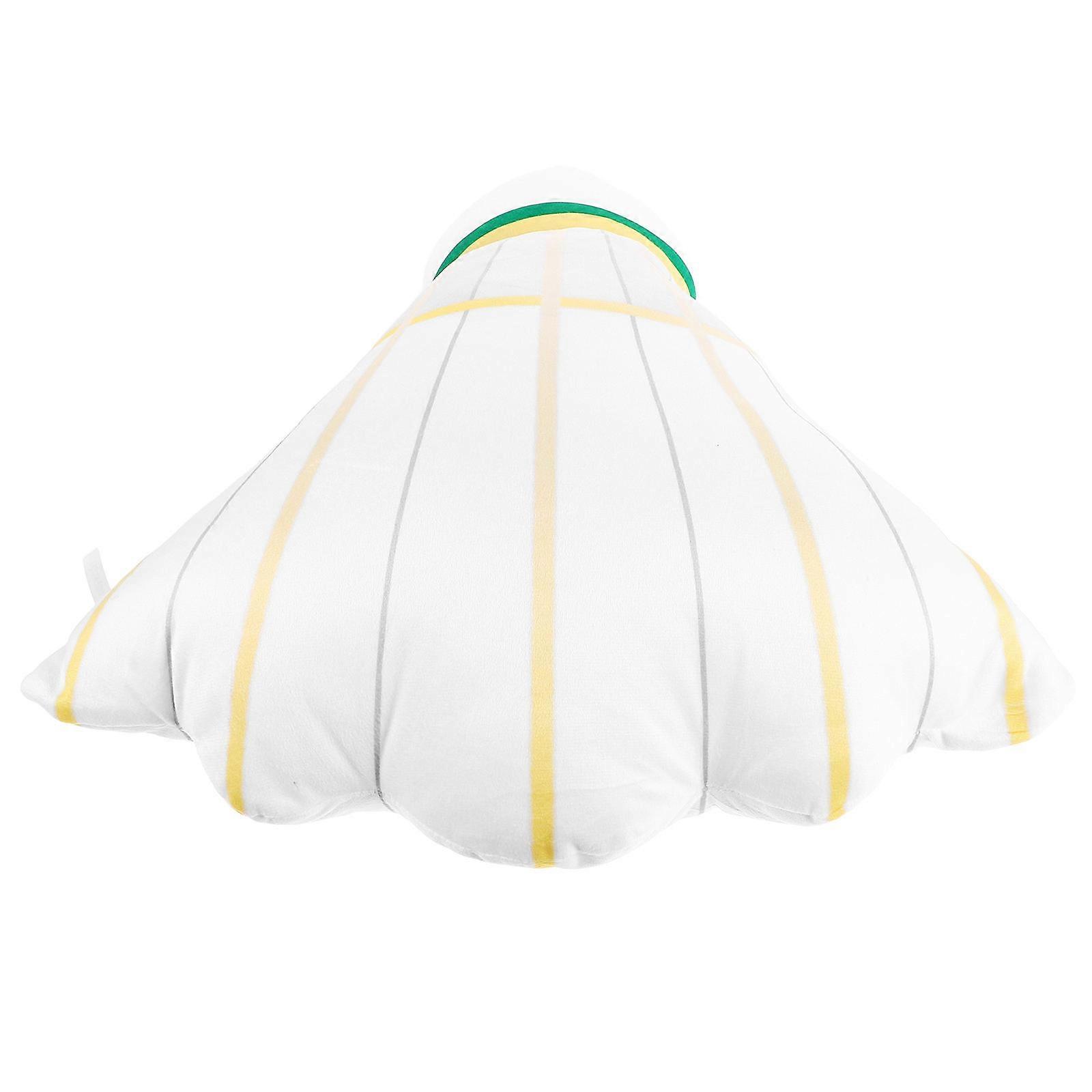 Kawaii Shuttlecock Shape Plush Cushion Ideal For Home Decor And Photography Prop Featuring Soft Fabric 1Pack