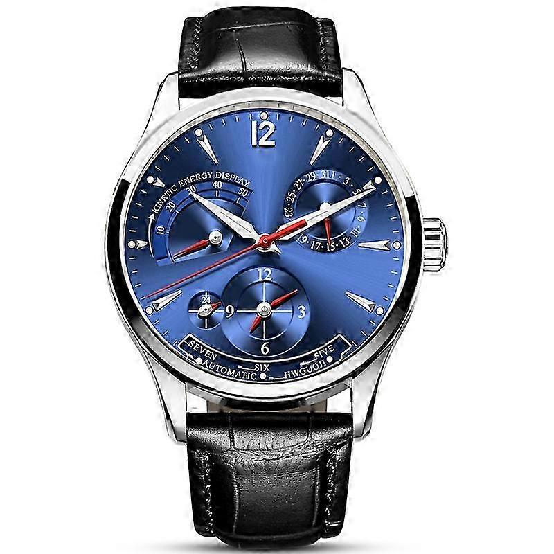 2025 men's automatic mechanical watch energy display waterproof