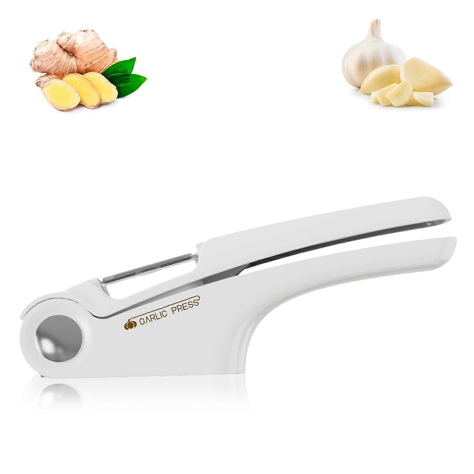 Multi-Function Garlic Press (White)
