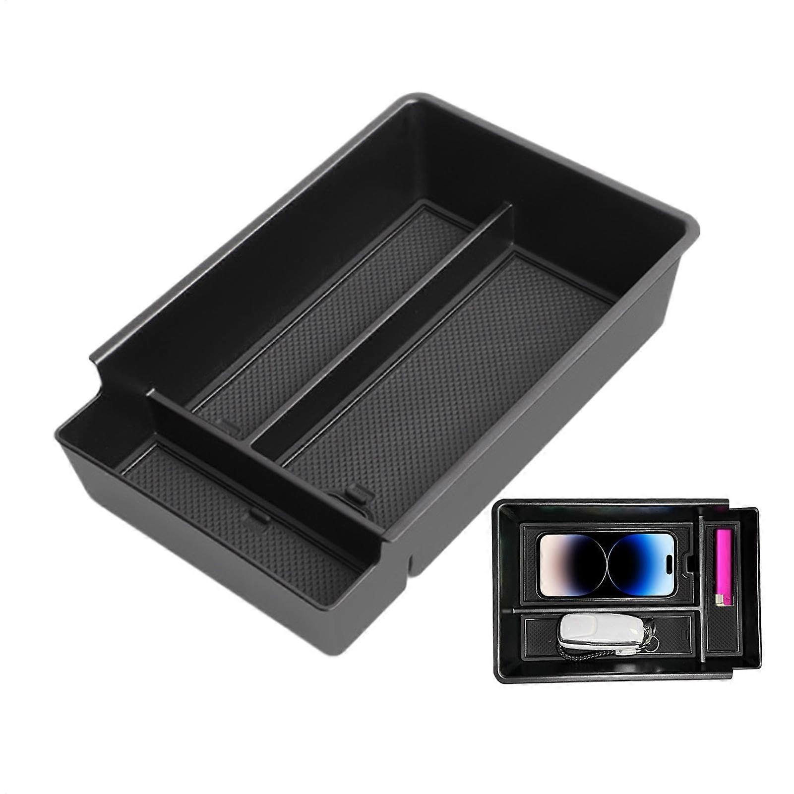 Auto Armrest Storage Box, Multifunctional Center Console Organizer, Automatic Storage for Wallets