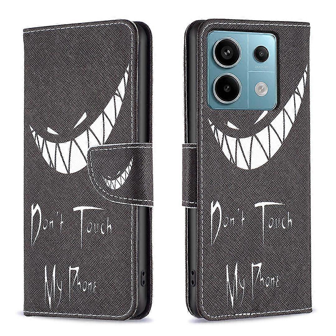 For Xiaomi Redmi Note 13 Pro 5G/Poco X6 5G Wallet Case Pattern Folio Leather Cell Phone Cover