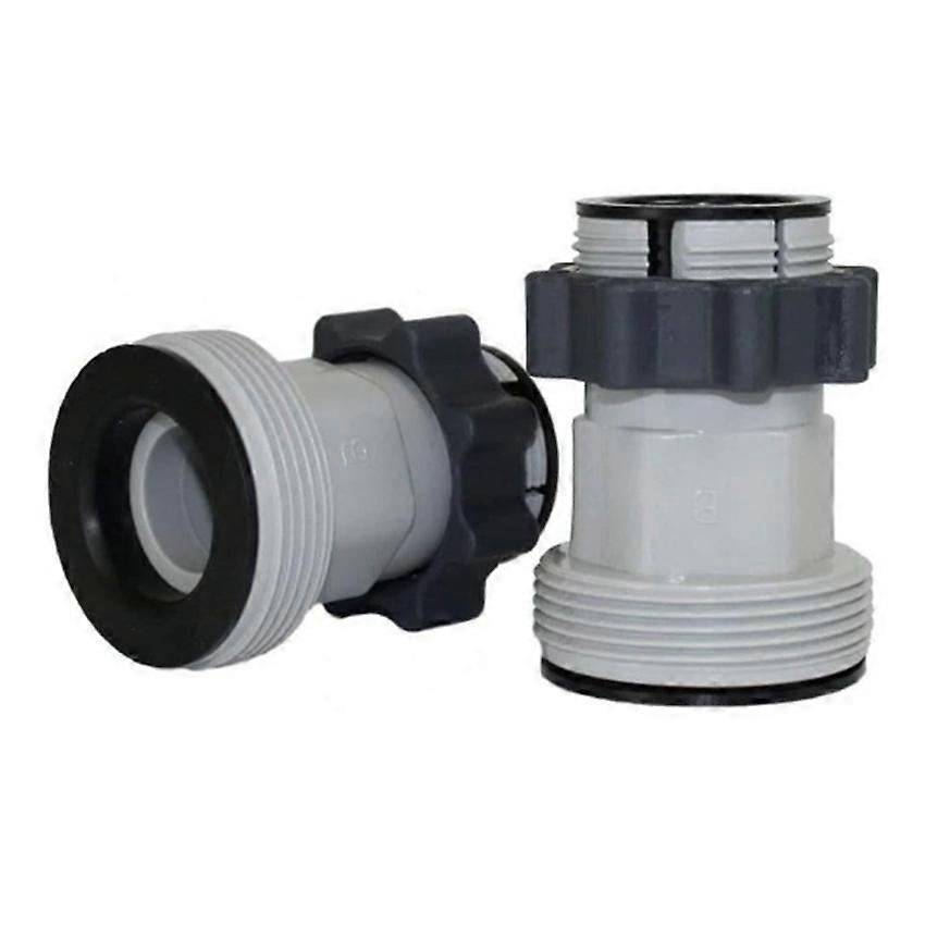 For Intex 10722 Pool Hose Adapter 1.5“ Connects to 1.25” Diameter Pool Valve Accessories 2PCS