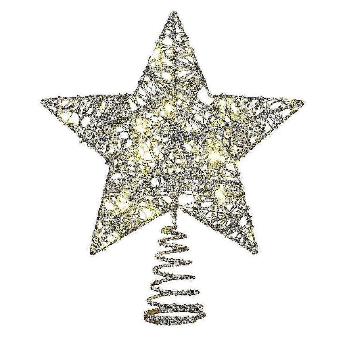 Christmas Star Projector Lamp for Tree Topping with Festive Light Effects