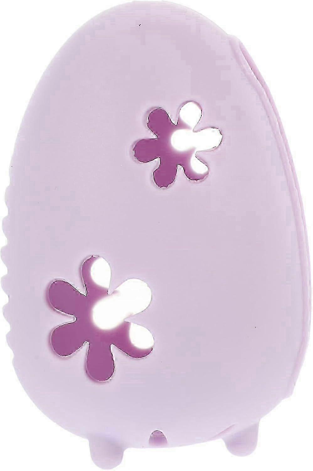 Makeup Sponge Storage Case & Puff Holder Container for Cosmetic Accessories - Purple