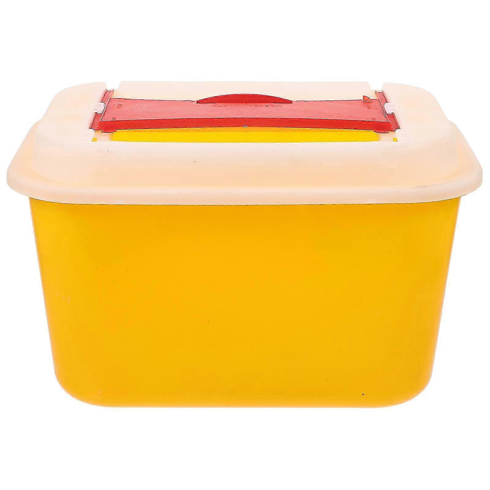 Sharps Disposal Container for Needles & Medical Waste 30x21x18.5cm Safety Bucket