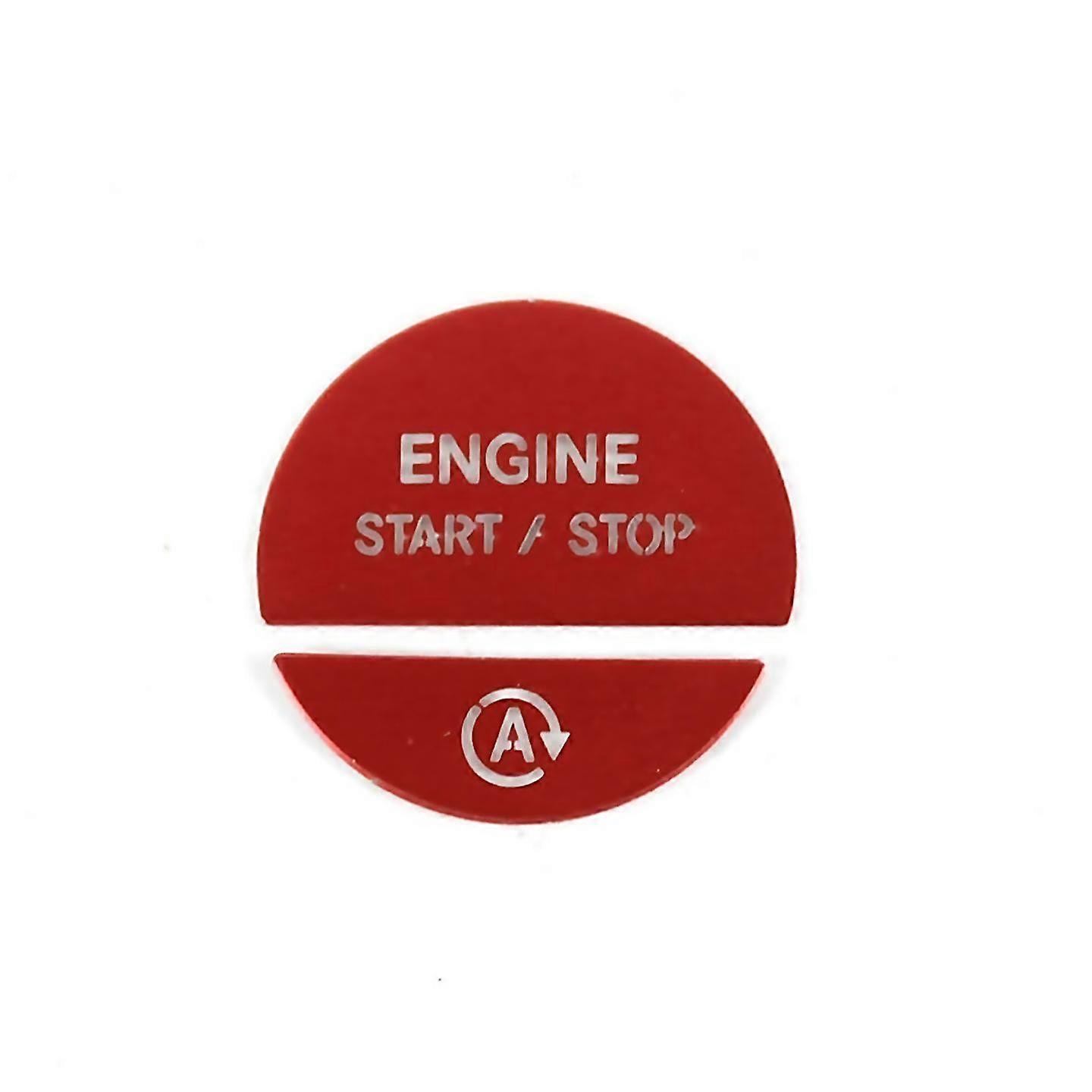 For Engine One Start Stop Key Button Sticker For W206 Red