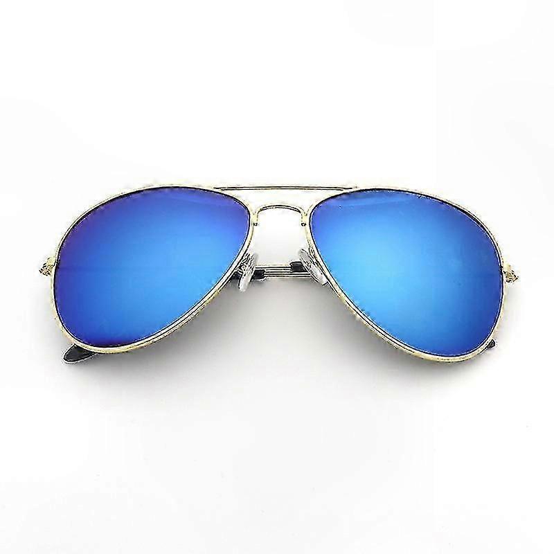 Full Mirror Coated Aviator Shades with Reflective Surface