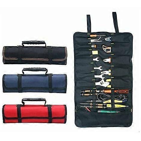Empty Tool Bag for 22 Pockets Portable Multi-Tool Bag (Tools Not Included) - Blue