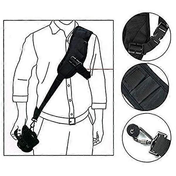Camera Strap, Camera Shoulder Strap Nylon Camera Strap with Safety Clip and Screws, Adjustable Camera Strap for DSLR Camera