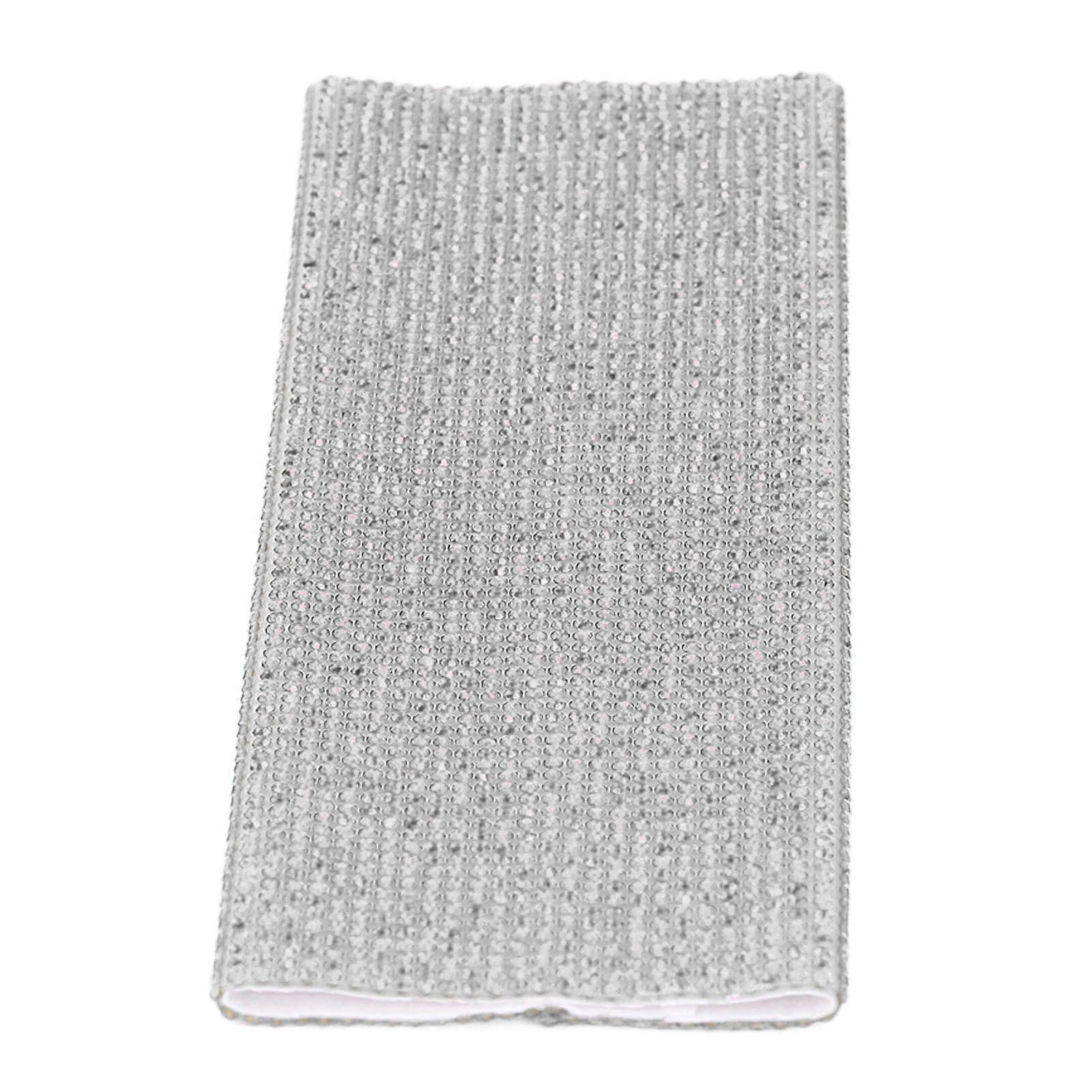 Mikrofongriff Hülse Strass Universal Funkelnde Mikrofongriff Körperabdeckung für Bühnenshows Stangen Weiß