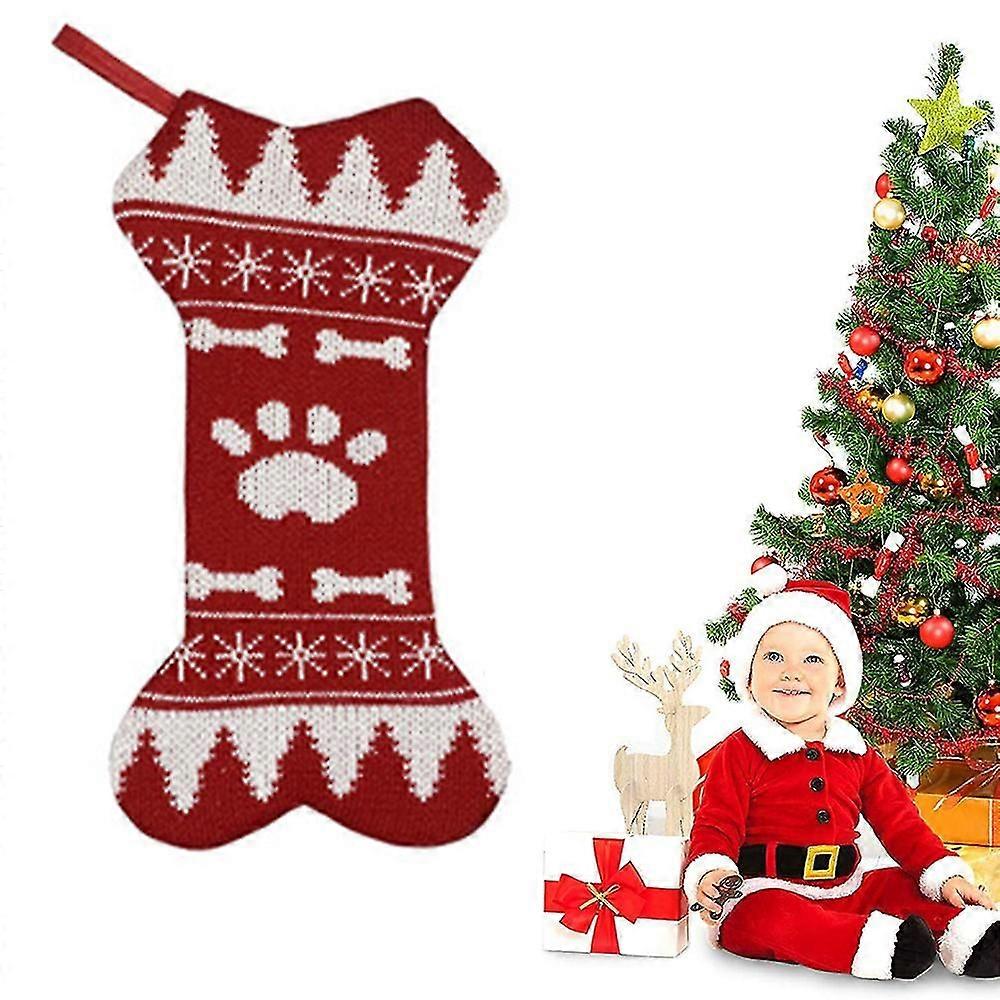 Julestrømpe, store Xmas strømper tre dekorasjon