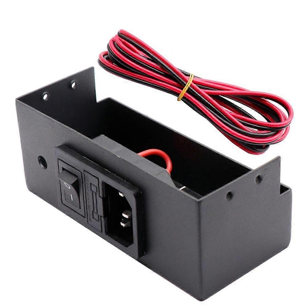Upgrade for Ender3 CR10 3DPrinter Power Shell 220V/110V 12V/24V 360W Power Supply Switch Male Socket with Fuse 3DPrinter