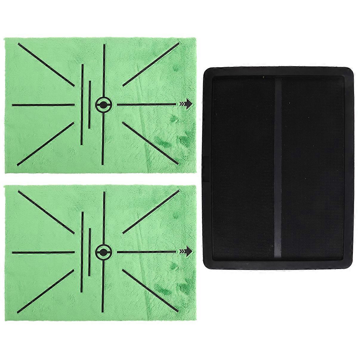 Golf Hitting Mat, Golf Practice Mat for Swing Path Feedback, Golf Training Mat for Driving Chipping Training