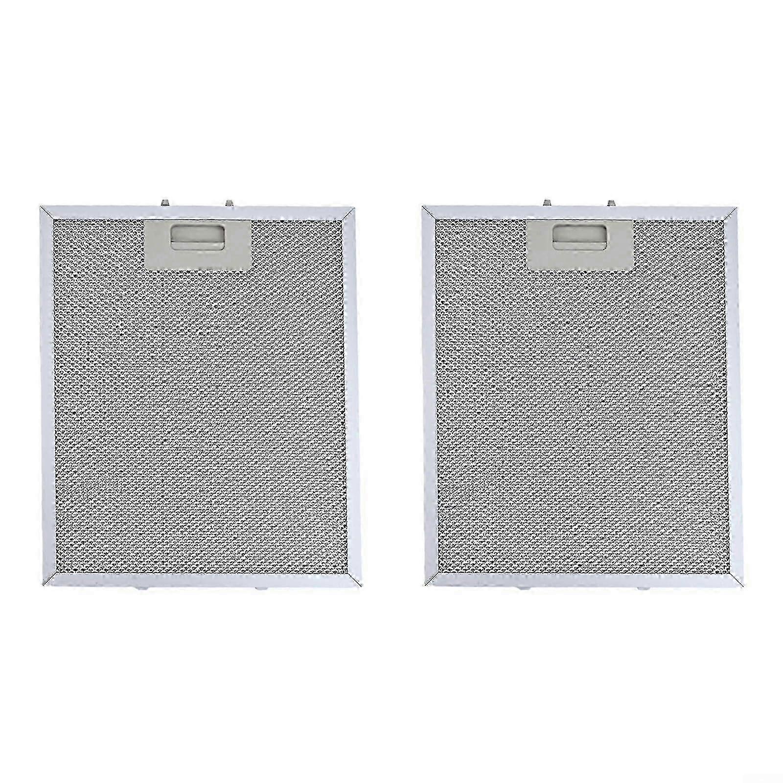 2 X Filter, 2 X Aluminum Mesh Grease Filter, Range Hood Filter, Replacement, 300 X 250 Mm Hwyno.208