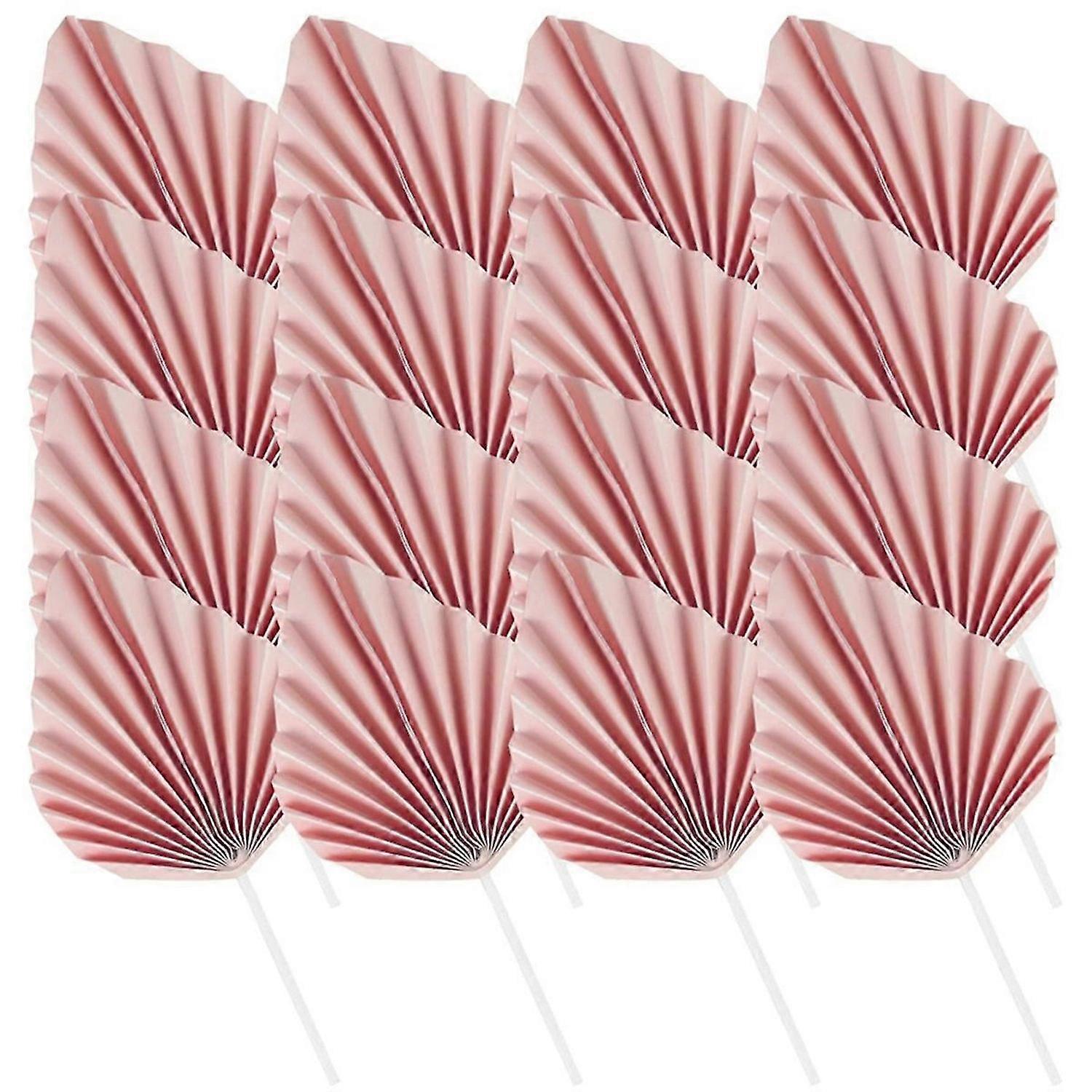 100PCS Tree Leaf Boho Cake Topper Disposable Paper Cake Decorations