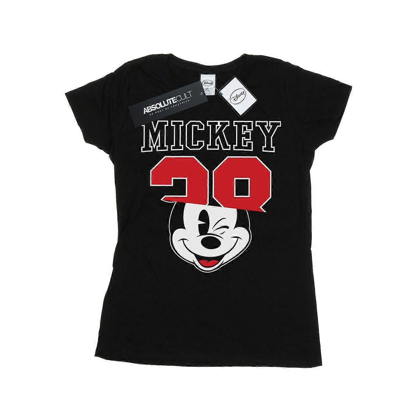 Disney Maglietta da donna e da donna Mickey Mouse Split 28 in cotone