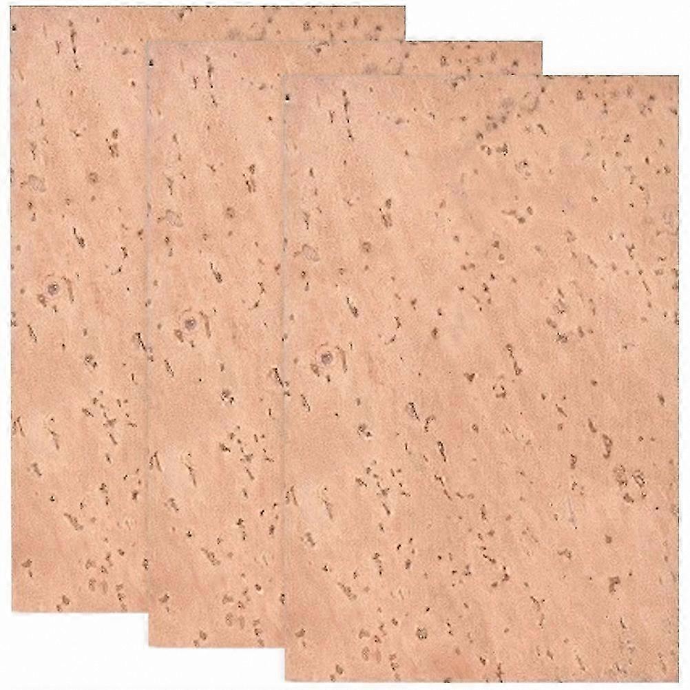 Universal Saxophone Neck Cork Sheets, 3-Pack Replacement Cork for Sax Neck Joints