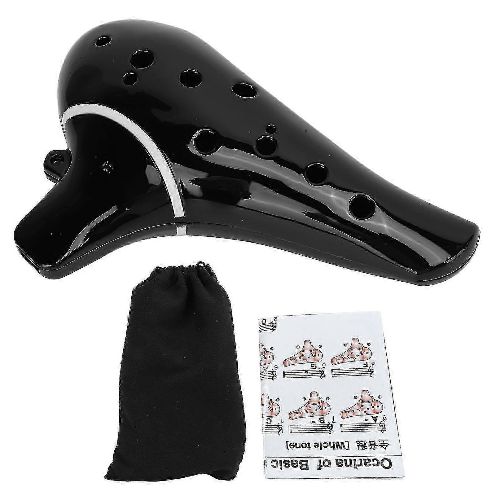 Ocarina 12 Holes AC Alto C Key Portable Wind Instrument for Professional Beginner