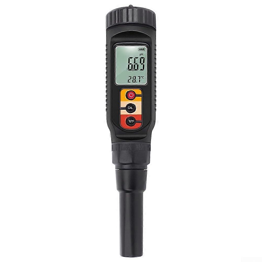 Digital pH Meter For Dough Alkalinity, Soil Testing, Food pH For Fruits, Veg With Temp Unit Conversion Protective Cover