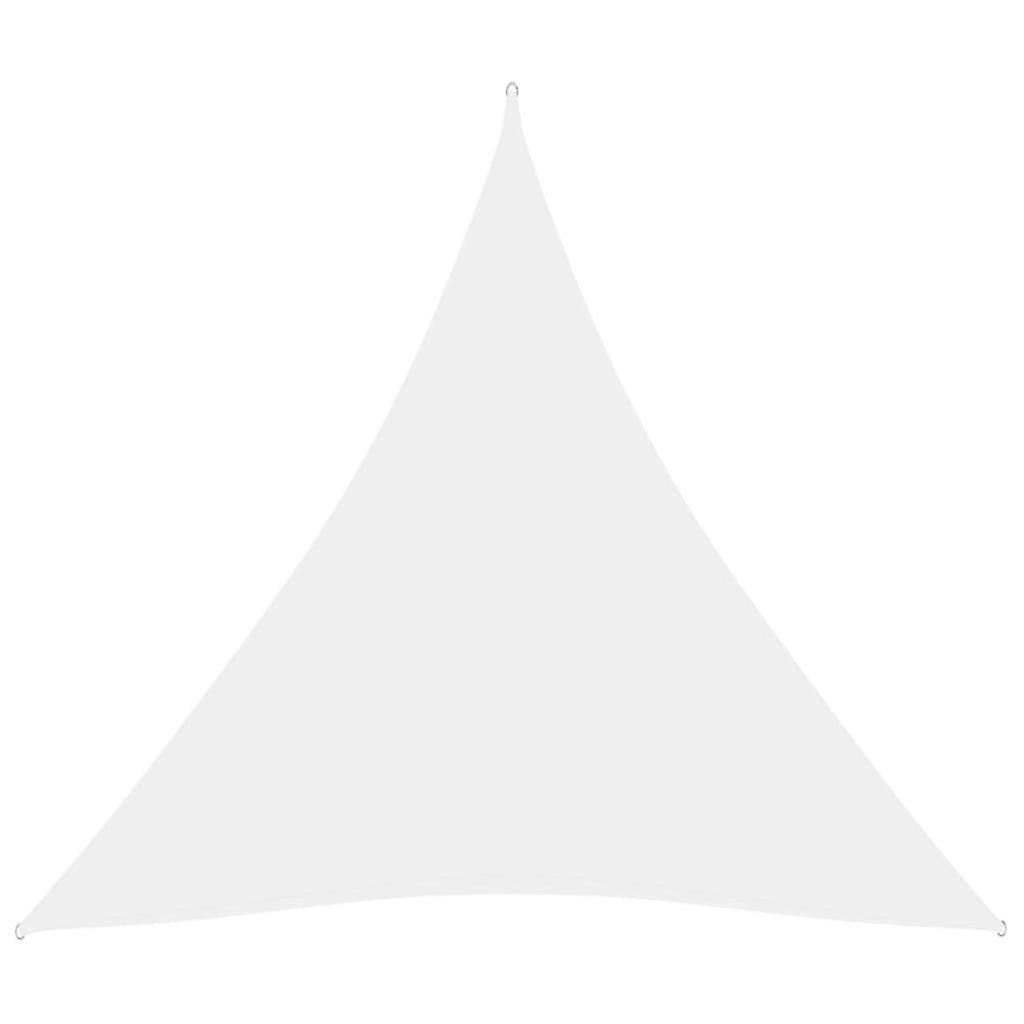Sunshade Sail Oxford Fabric Triangular 6x6x6 M White