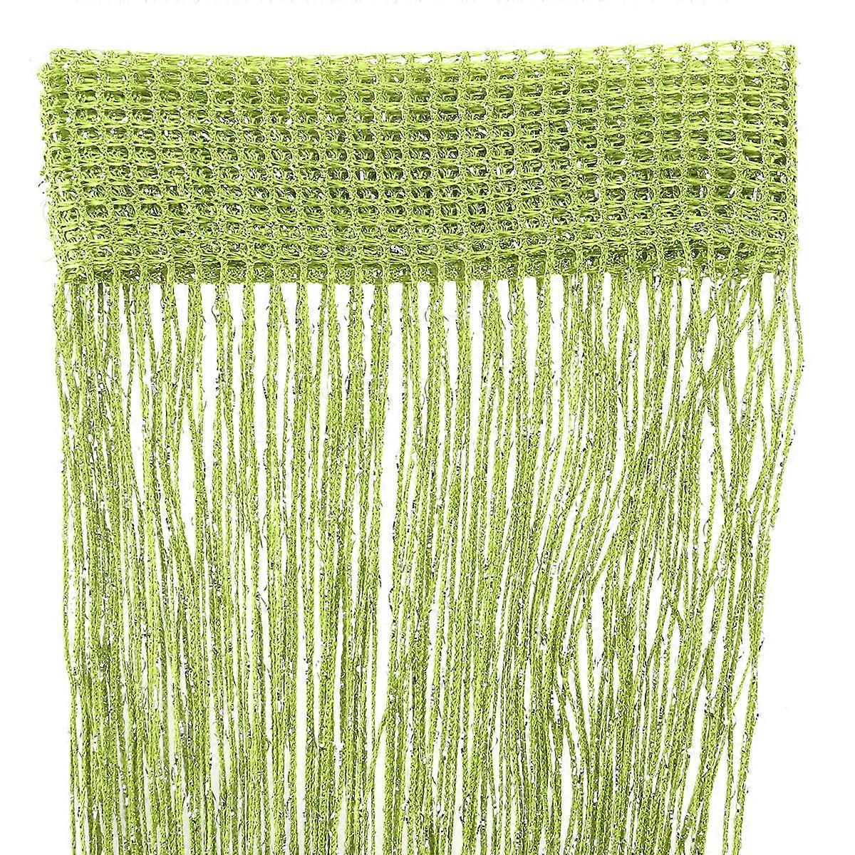 Door String Curtain for Home Use 1Pcs Green Tassel Divider Panel