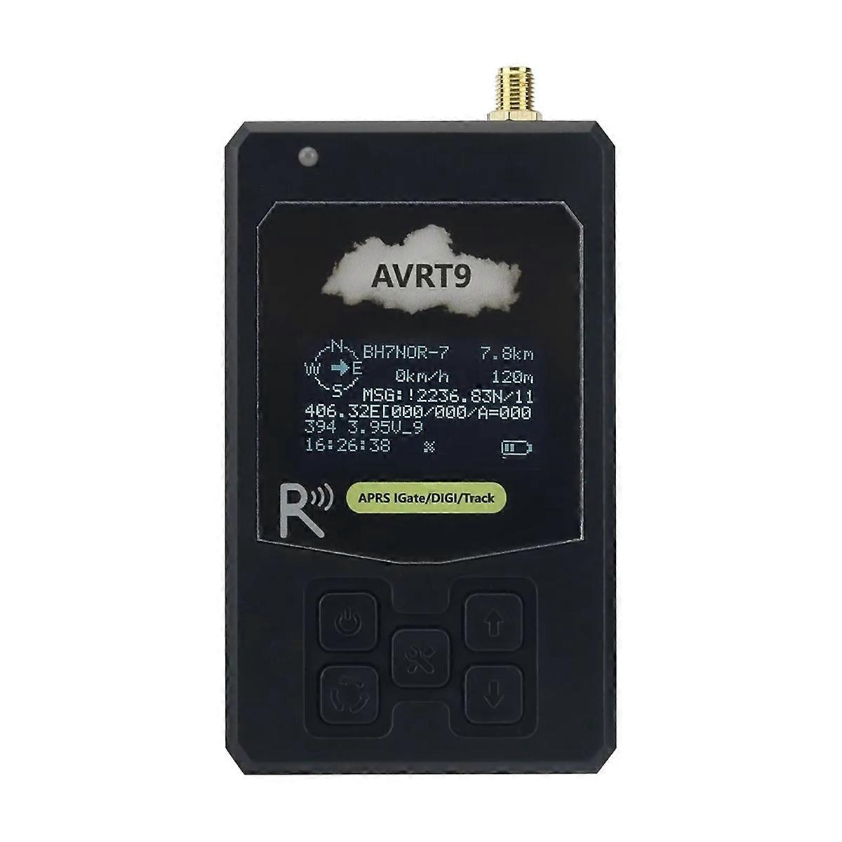 Latest AVRT9 APRS TNC Portable DIGI/TRACKER/IGATE GPS+WIFI+BT VHF Support UI/KISS/ Output