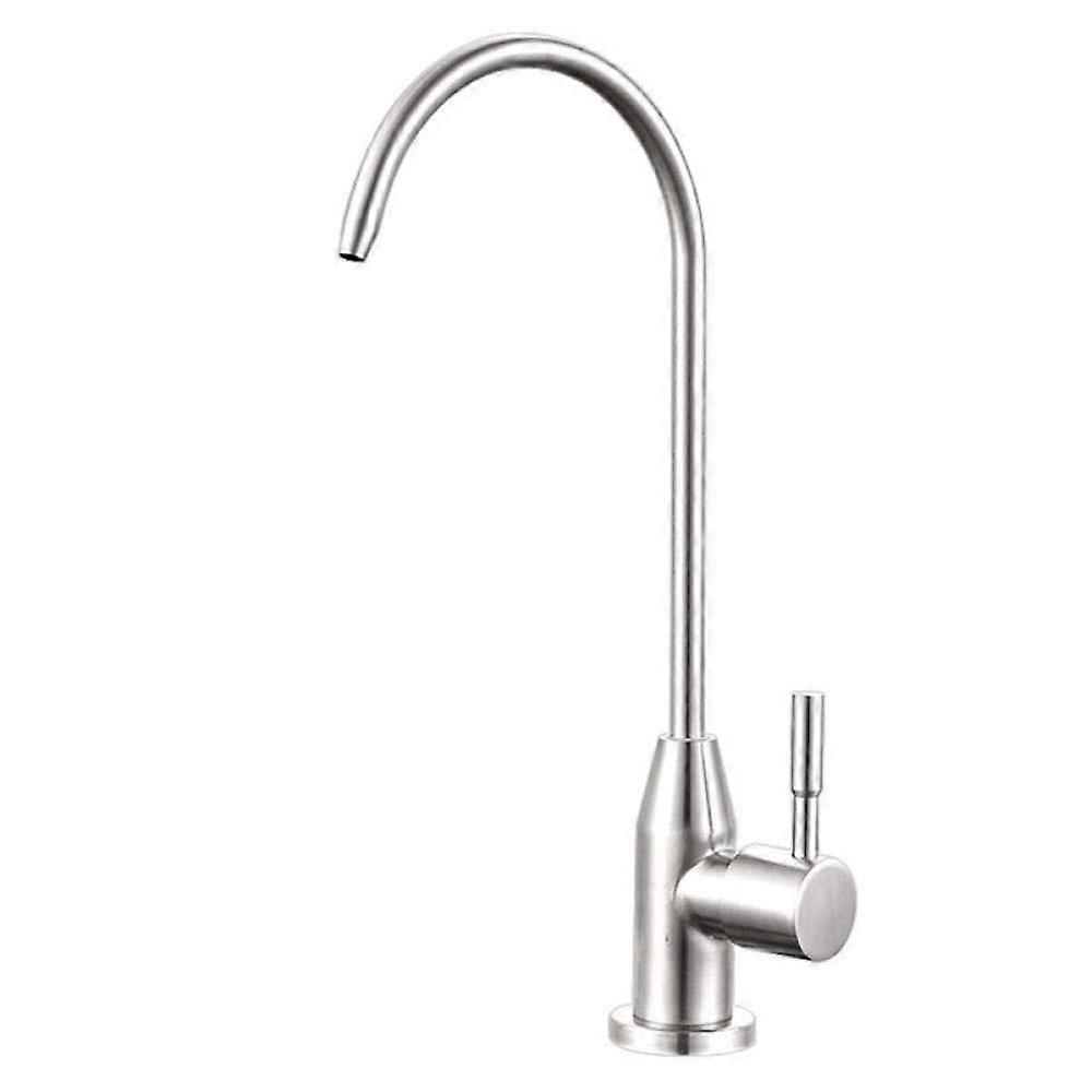 Mixer Tap Lead Drinking Water Kitchen Faucet Filter Purify System Silver