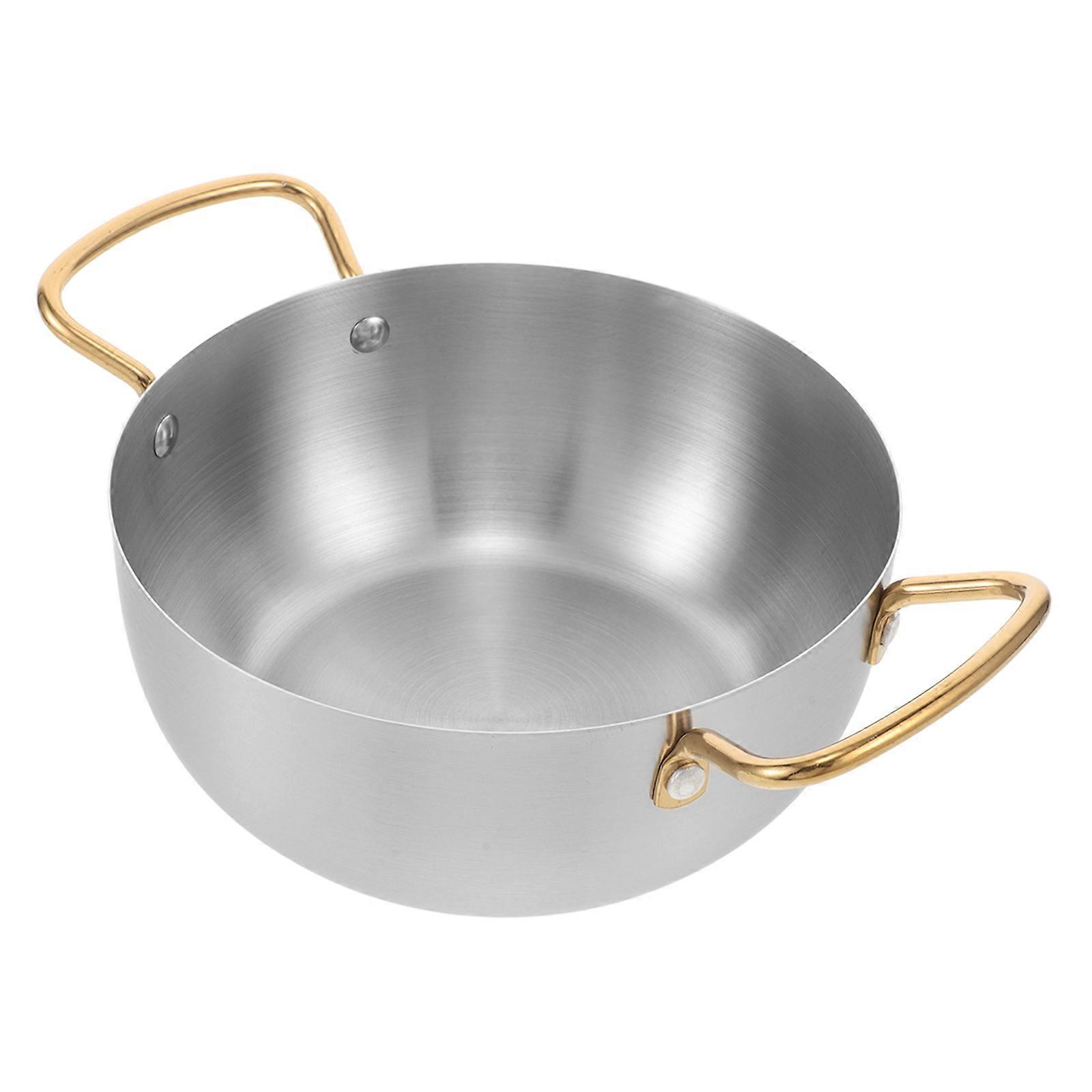 20cm Diameter Ramen Pot With Fast Heating Features Designed For Kitchenware Users Easy To Clean 2Pcs