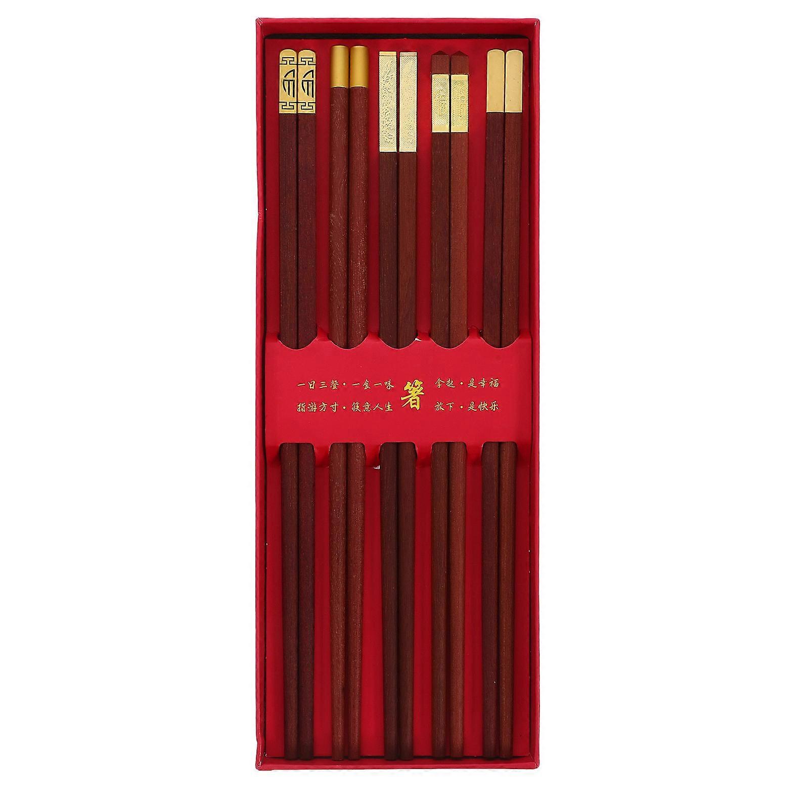 Chopsticks Reusable 20 Pairs Traditional Wooden Chopsticks For Restaurants Long Shape Certified