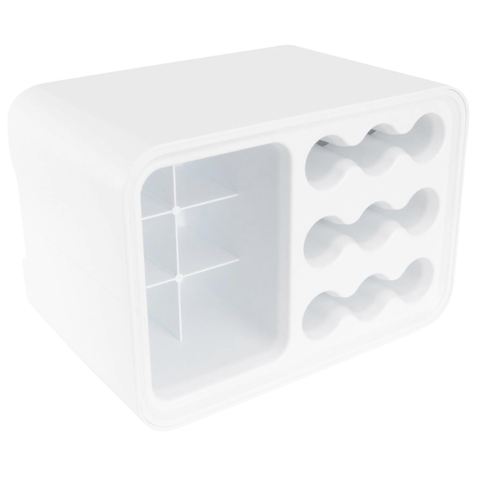 White Umbrella Display Rack Umbrella Storage Rack Commercial Use 10.4X7.1X7.1In Self-Contained Water Collection Platform 1Pack