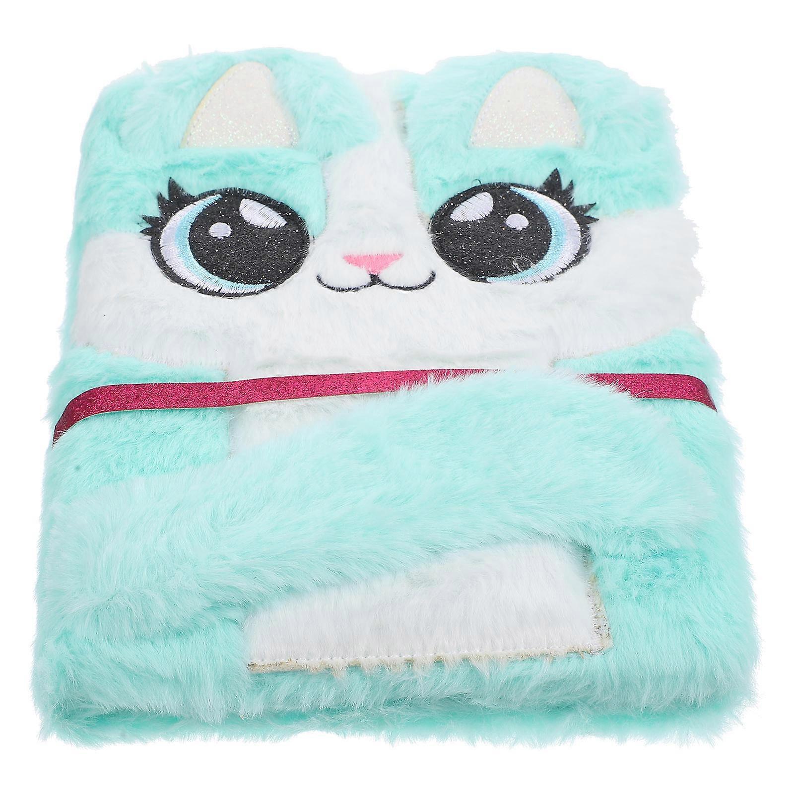 Cute Fluffy Notepad 4Pcs Cartoon Notebook Perfect For Students Daily Use 9.43X6.29X1.10in Work Organization