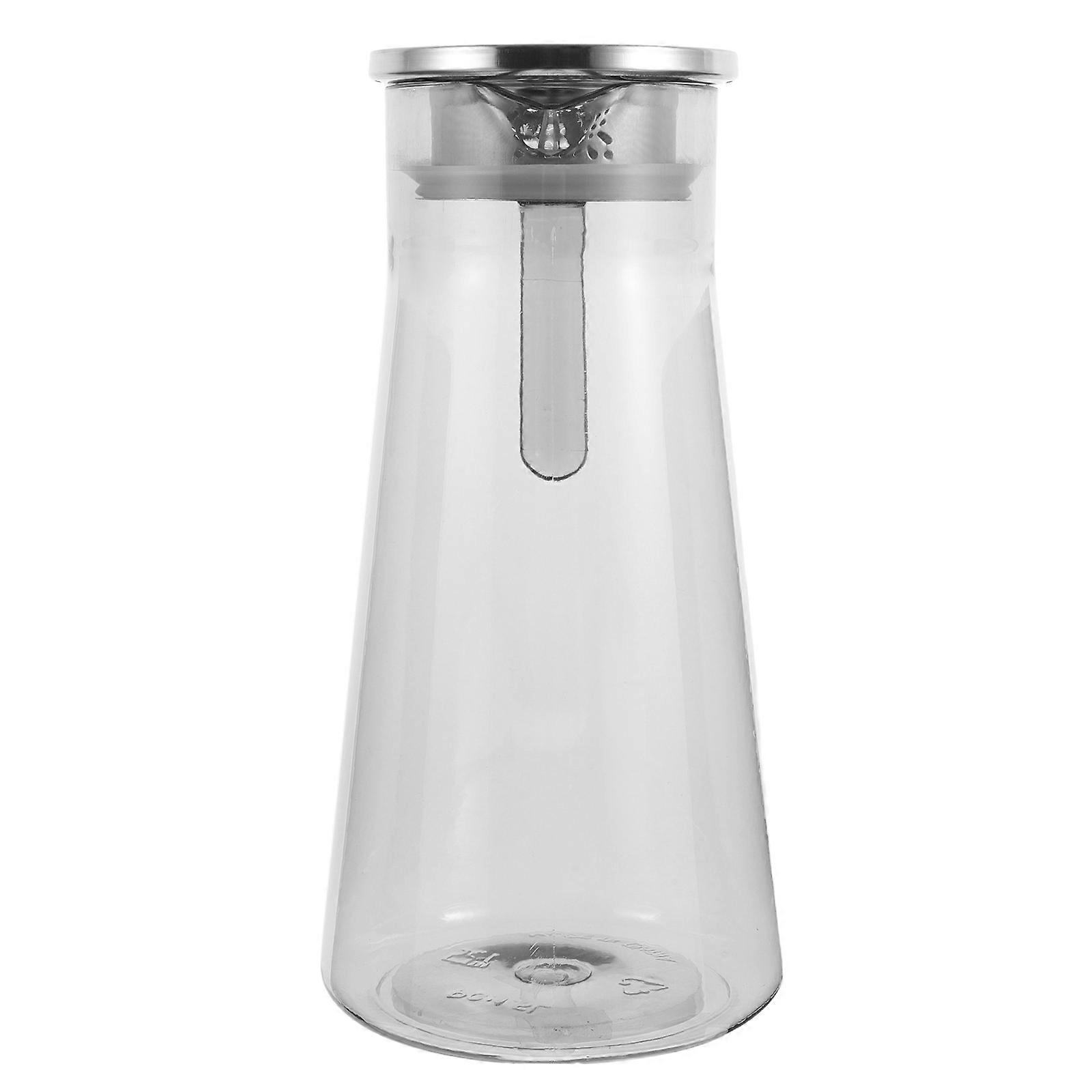Reusable Acrylic Beverage Dispenser Pitcher for Hot Cold Drinks 2Pcs