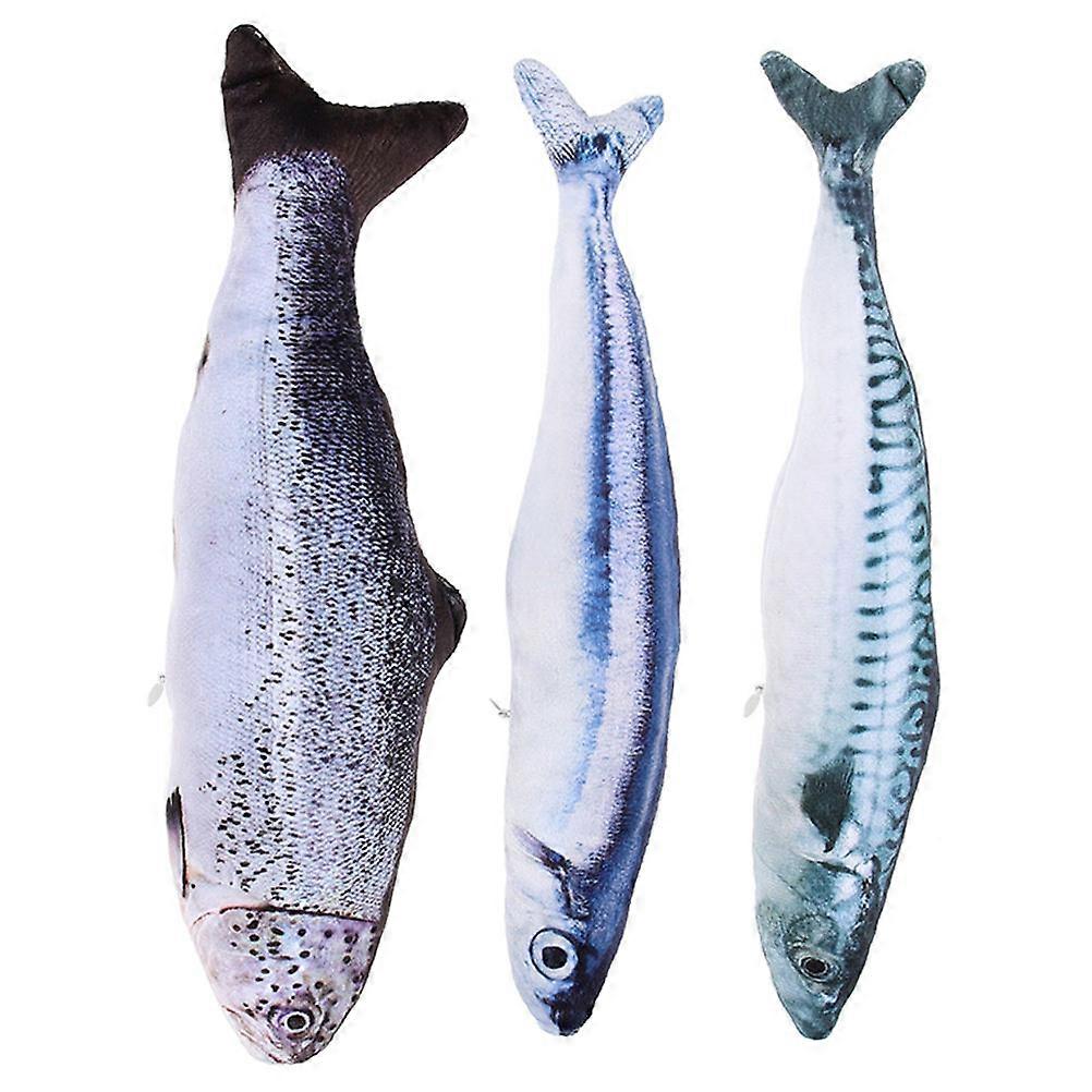 Catnip Fish Toy Kitten Cat Teeth Cleaning Toy 9Pcs Plush Interactive Playset