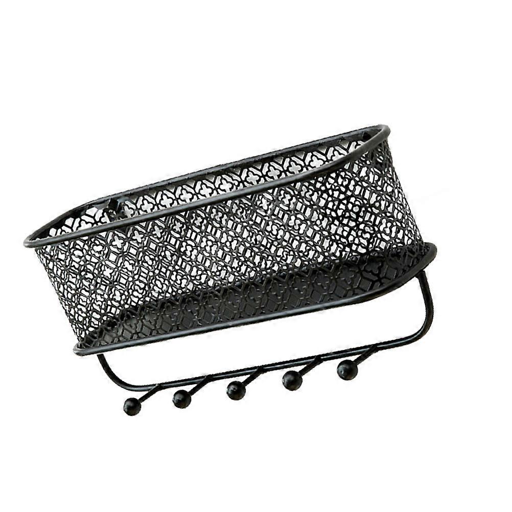 Hanging Storage -Mounted Iron Shelf for Storage 2Pcs