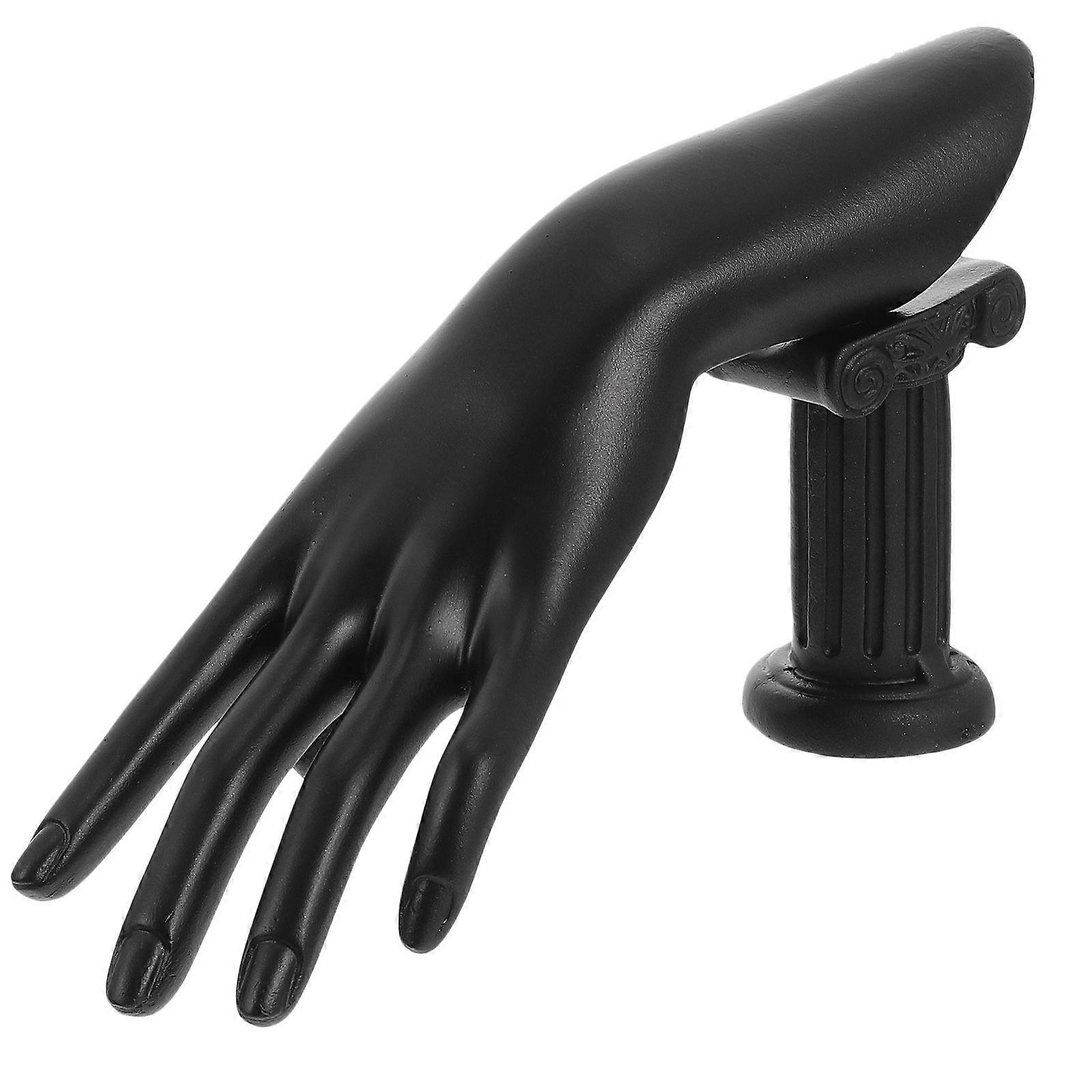 Black Bracelet Display Stand for Displaying 2Pcs Multi-Function Hand Model