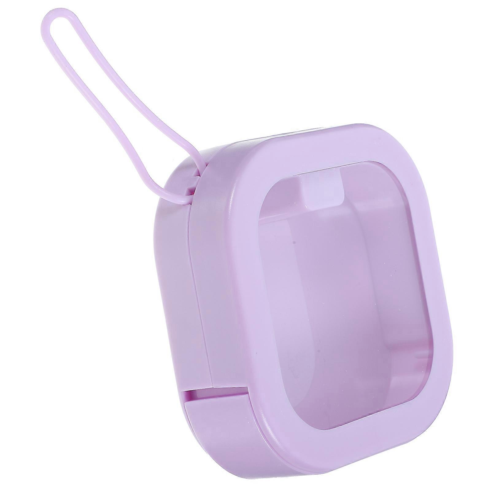 Multi-Function Earring Box ABS TPE Material Storage Organization 3.7×3.7×1.2in 1Set