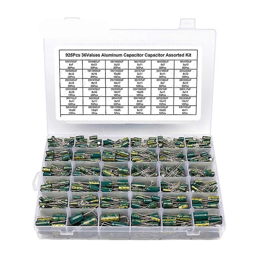 460pcs Metal Electrolytic Capacitor Kit For Electronics Enthusiasts Electrolyte Capacitor Capacitor Assortment