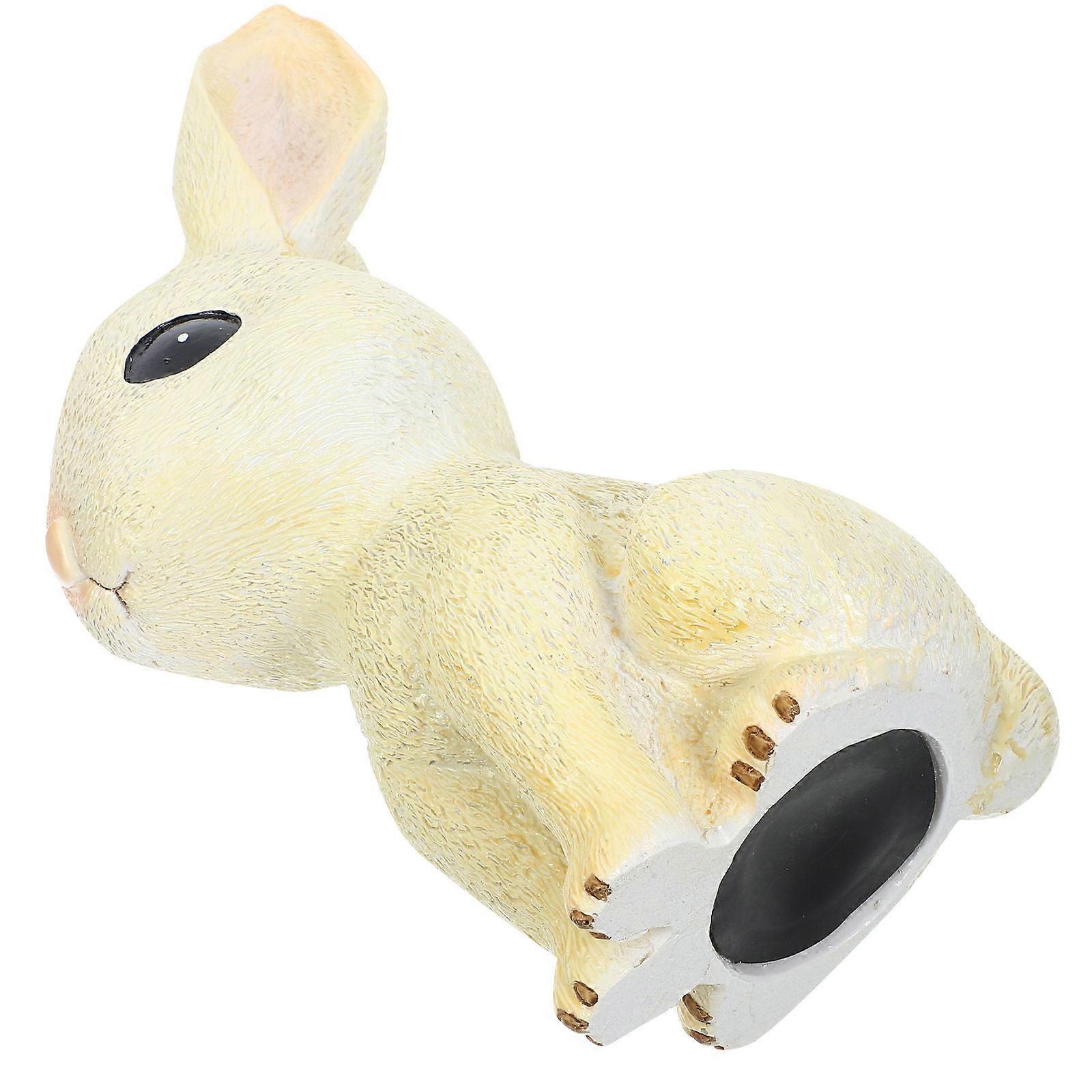 Creative Coin Bank for Coin Storage 3Pcs White Rabbit Funny Holder