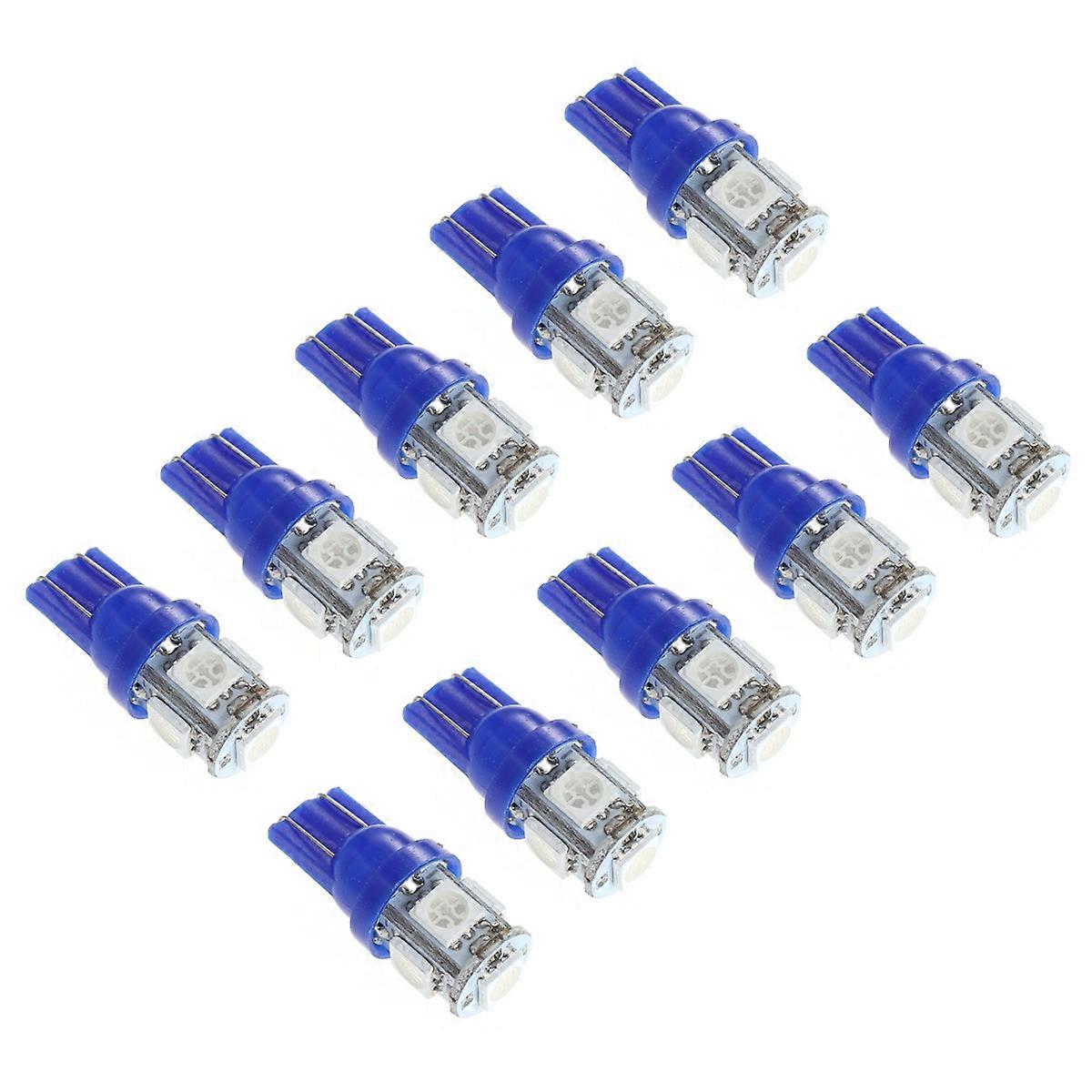 Side Light T10 Error Free 5050 5SMD Map Light Blue 10Pack