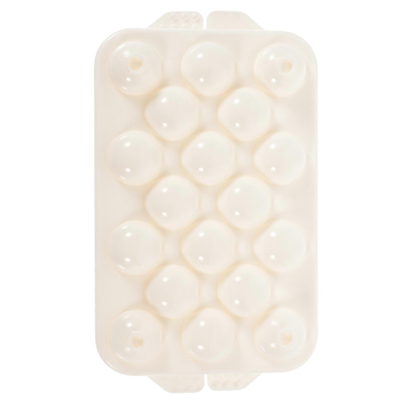 Plastic Ice Cube Tray 2Pcs 13 Cavity Ball Shape for Making Ice