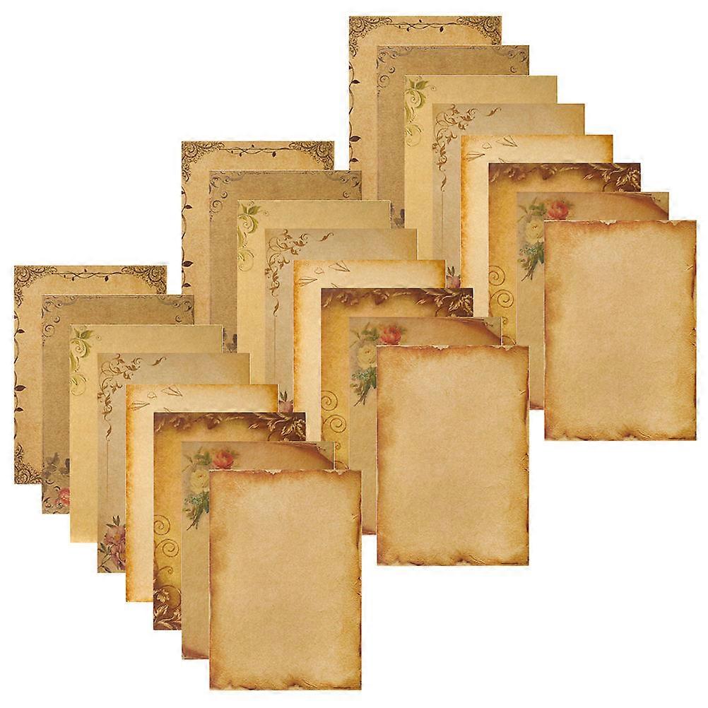 Thick Retro Letter Writing Paper 48 Sheets Assorted For Greeting Invitations Suitable For People Who Like Writing