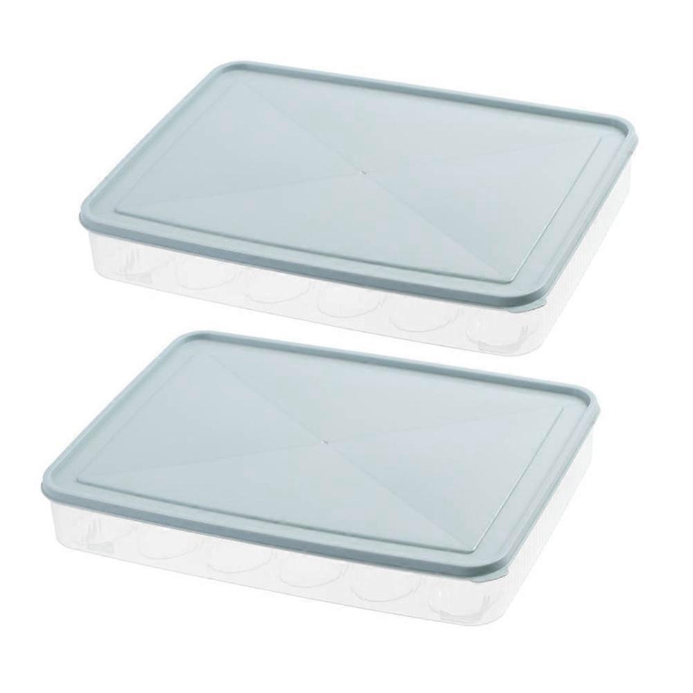 Egg Stackable Type Box Plastic Container for Home 2Pcs Egg Case