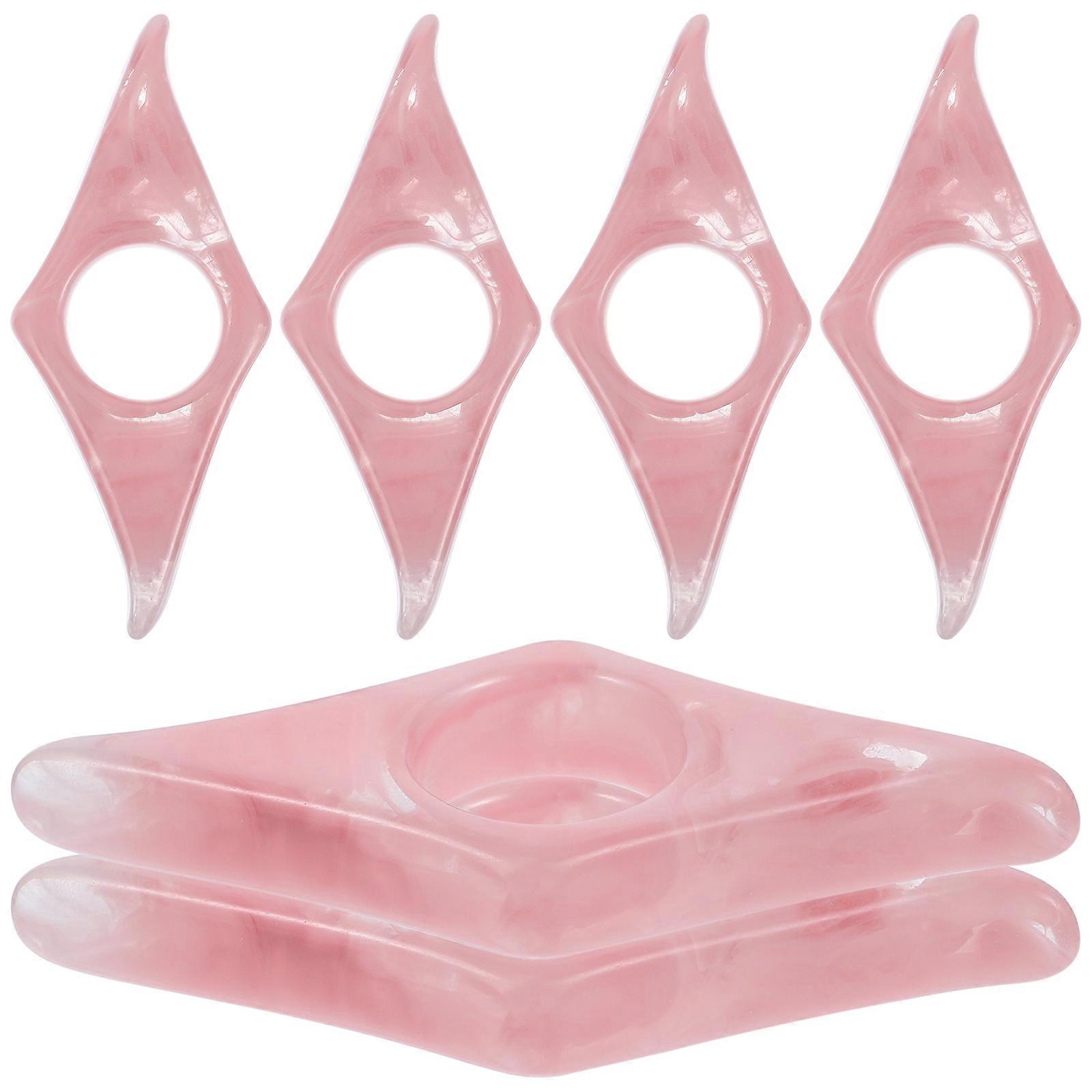 Lot de 30 supports de page de livre roses pour la lecture, support de pouce portable en résine