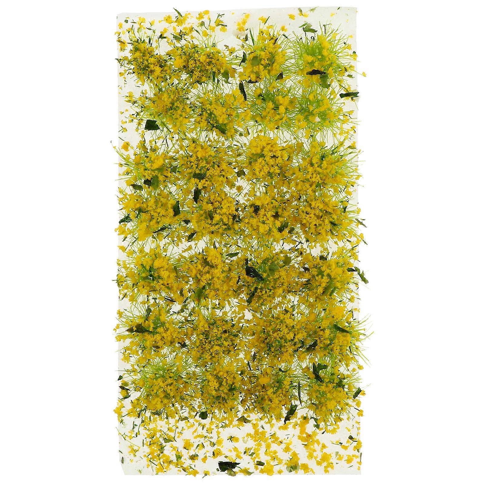 Simulation Plant Miniature Flower Cluster for Mini House Scene Decor 2 Boxes