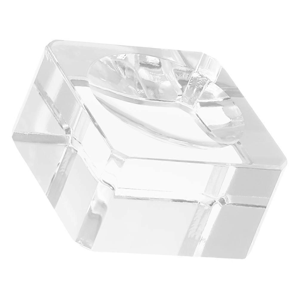 Transparent Crystal Ball Stand for Display 2Pcs Clear Crystal Sphere Holder Base