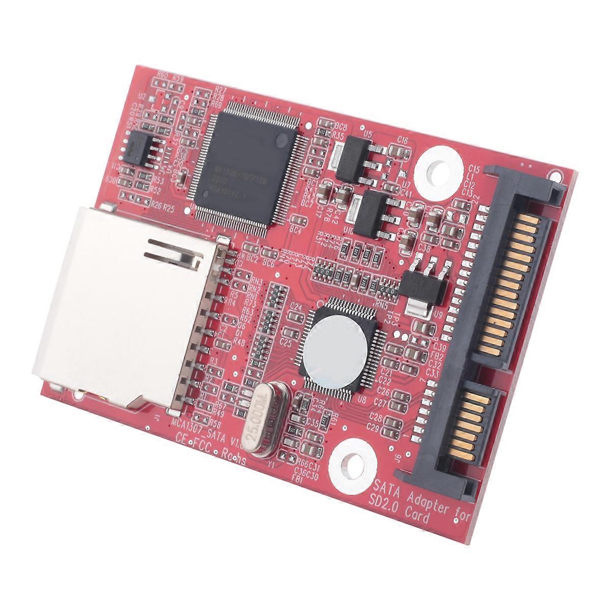 MMC SD SDHC 2.0SATA To SD High-Speed Adapter Card
