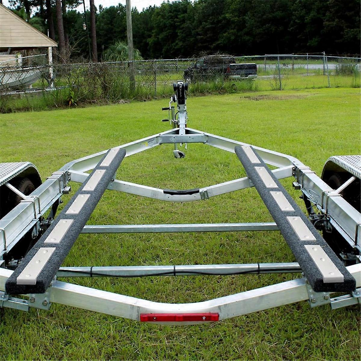 Boat Trailer Bunk Slide Pads and for Launching & Loading,White