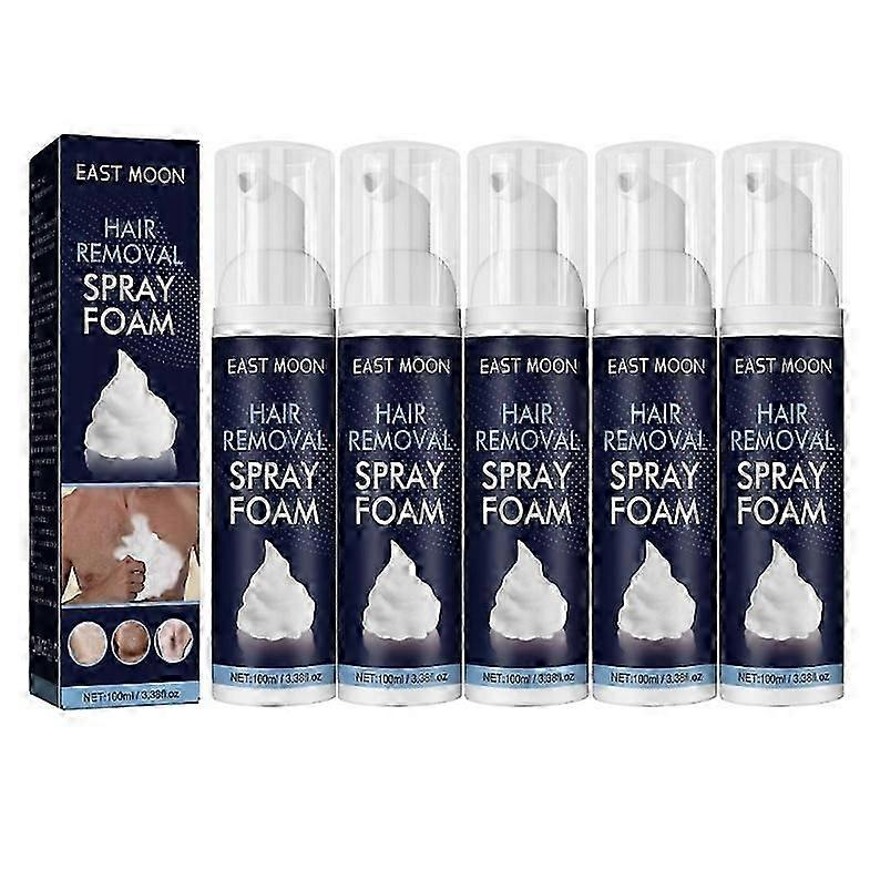 Convient aux hommes Spray dépilatoire efficace et indolore Spray dépilatoire intime Mousse pour visage Bras Jambes Aisselles Utilisation 100 ml