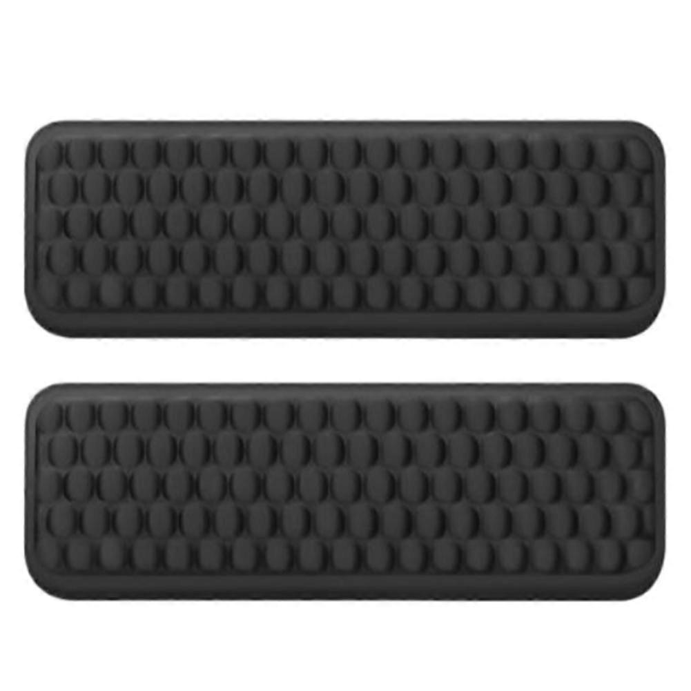 2-Piece Memory Foam Desk Edge Wrist Rest Set Ergonomic L-Shaped Design for Office and Home Use with Anti-Slip Base